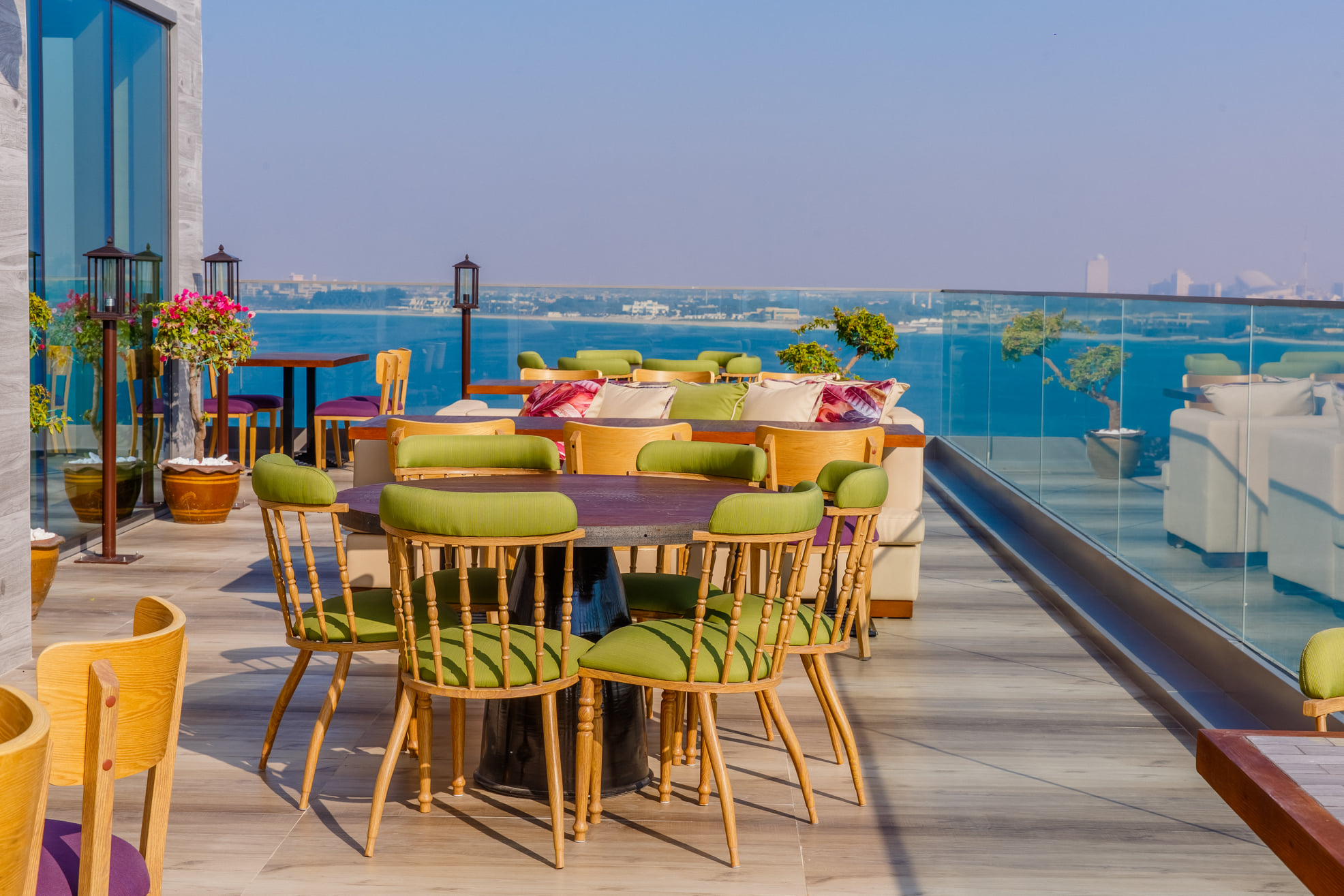 Aloft Palm Jumeirah rooftop restaurant