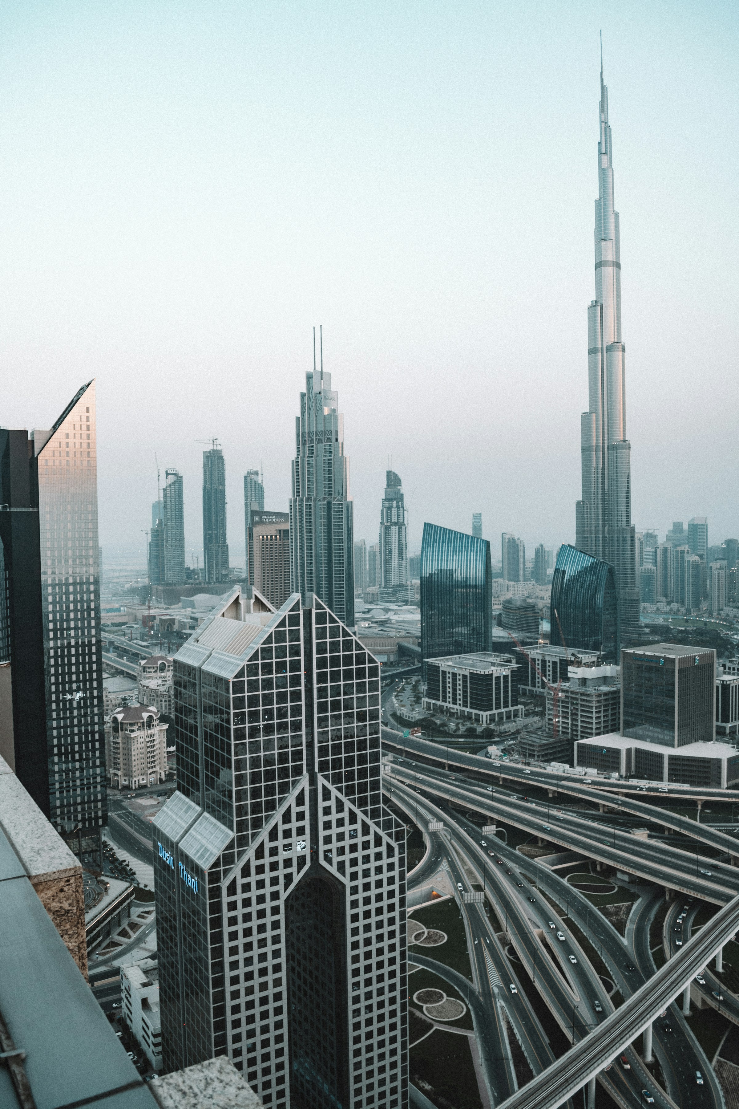 Burj Khalifa and Dubai high-rises