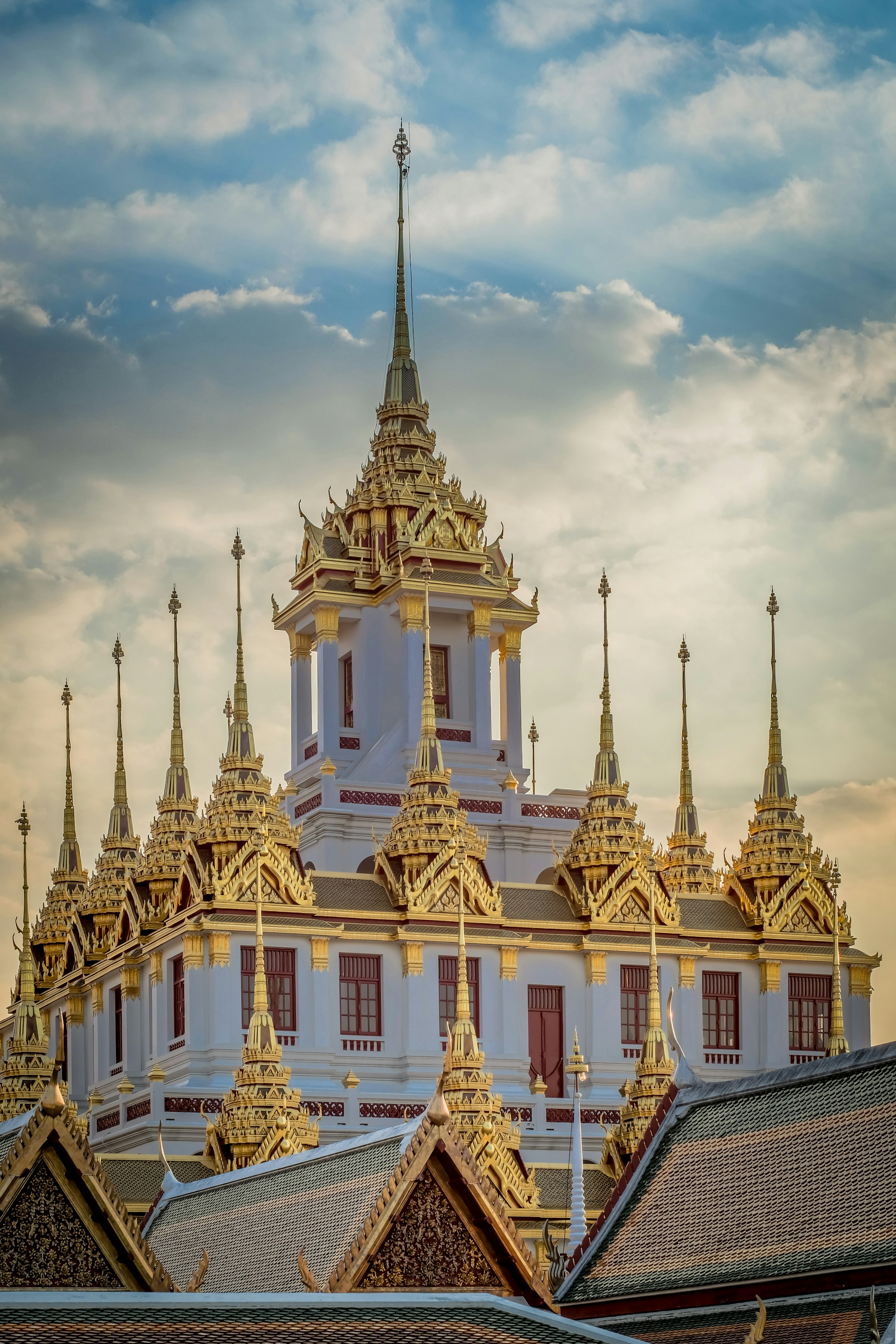 White and gold Grand Palace building